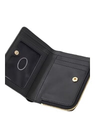 GUESS BLAKE Suport pentru carduri cu portofel pentru monede logo negru - Portofele femei - 4