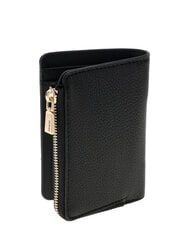 GUESS MELODY Suport pentru carduri cu portofel pentru monede BLACK - Portofele femei - 4