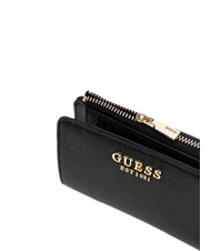 GUESS MELODY Suport pentru carduri cu portofel pentru monede BLACK - Portofele femei - 6