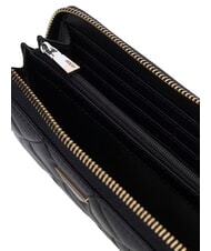GUESS JULIET Portofel mare cu fermoar BLACK - Portofele femei - 5