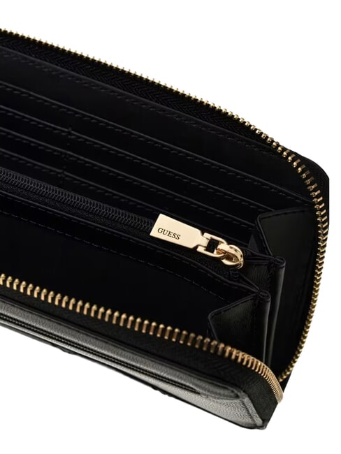 JULIET Portofel mare cu fermoar BLACK - Portofele femei