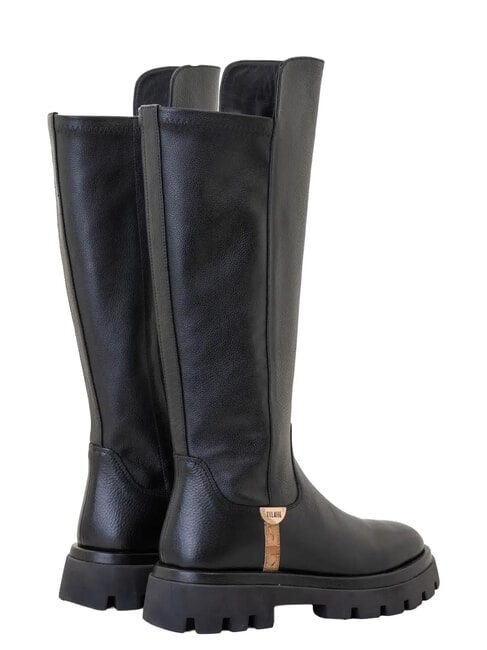 GEO Ghete cu toc de 10 cm negru - Pantofi femei