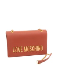 LOVE MOSCHINO BOLD LOVE Geantă de umăr, cu lanț rugini - Genți femei - 2