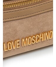LOVE MOSCHINO SIGNATURE ZIP Geantă de umăr nisip - Genți femei - 3
