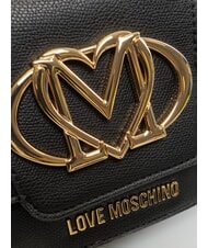 LOVE MOSCHINO OVAL FRIEZE Geantă de umăr mini negru - Genți femei - 4