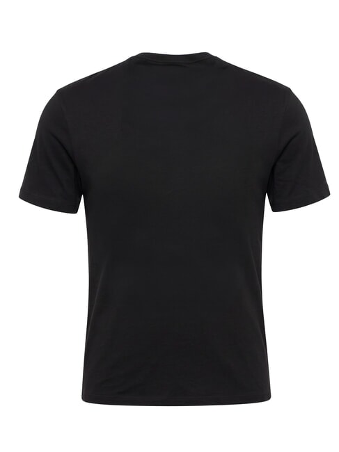 RUGGED Tricou din bumbac BLACK - tricou