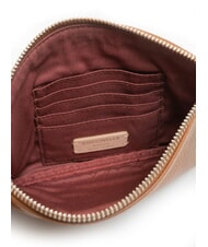 COCCINELLE ROUNDED ENVELOPE Geantă de m&acirc;nă din piele coniac - Genți femei - 5