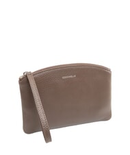 COCCINELLE ROUNDED ENVELOPE Geantă de m&acirc;nă din piele brunetă - Genți femei - 2