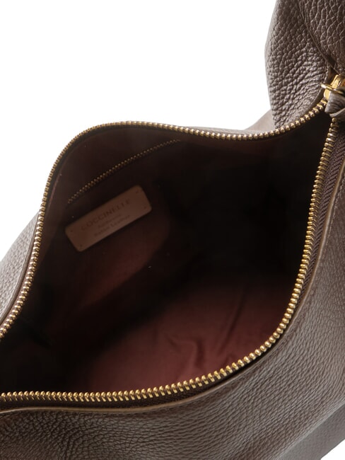 ALMADA Geantă de umăr, piele brunetă - Genți femei