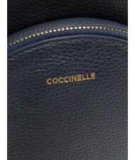 COCCINELLE ALPHA Rucsac din piele albastru miezul nopții - Genți femei - 4