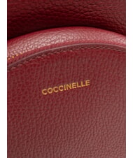 COCCINELLE ALPHA Rucsac din piele coacăze - Genți femei - 4