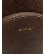 COCCINELLE ALPHA Rucsac din piele brunetă - Genți femei - 4