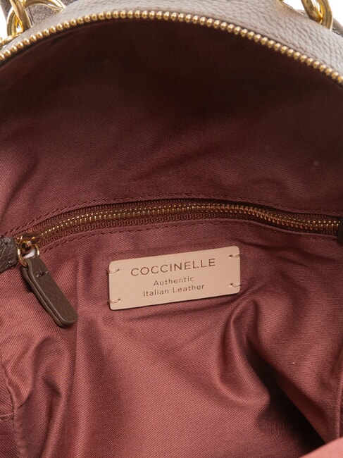 ALPHA Rucsac din piele brunetă - Genți femei