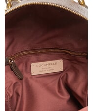 COCCINELLE ALPHA Rucsac din piele brunetă - Genți femei - 5
