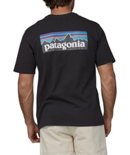 PATAGONIA P-6 LOGO Tricou cu m&acirc;necă scurtă negru - tricou - 2