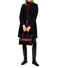 MARIO VALENTINO WINTER AELLA Geantă de m&acirc;nă, cu curea de umăr Bordeaux - Genți femei - 6