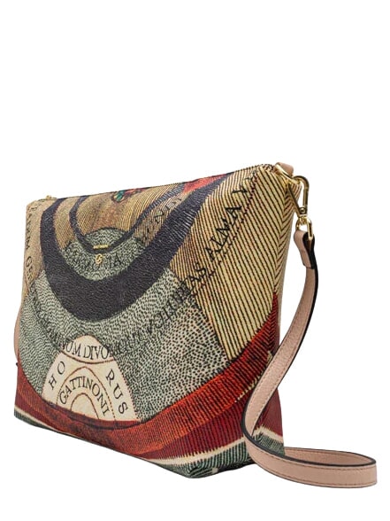 PLANETARIUM Geantă de umăr cu clutch clasic/bej - Genți femei