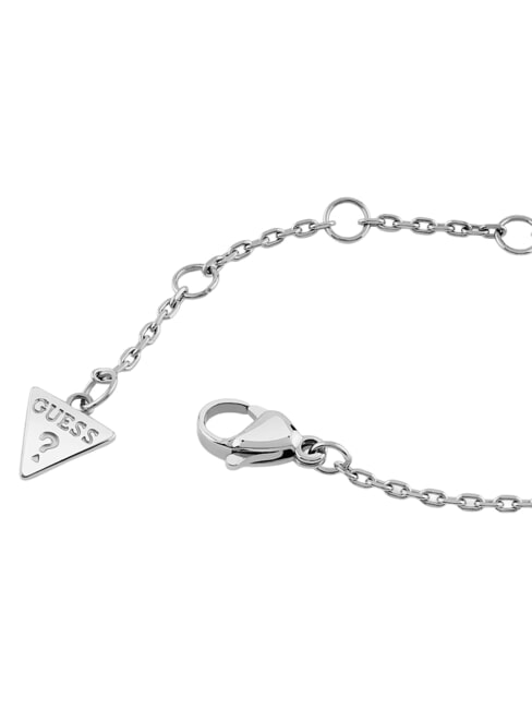 TINY PEARLY Colier cu pandantiv central cu logo G SILVER - Lănțișoare