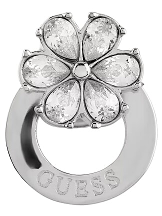 ACE OF DIAMONDS Cercei cu aplicație de cristal SILVER - Cercei