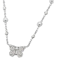 GUESS BORBOLETA Colier cu pandantiv fluture SILVER - Lănțișoare - 3