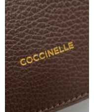 COCCINELLE ALPHA Geantă de umăr mini brunetă - Genți femei - 3