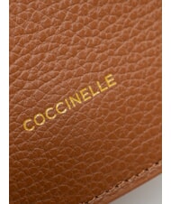 COCCINELLE ALPHA Geantă de umăr mini coniac - Genți femei - 4