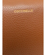 COCCINELLE ALPHA Rucsac din piele coniac - Genți femei - 4