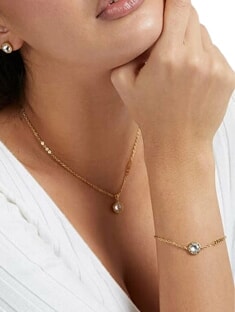 COLOR MY DAY Colier ROSE GOLD - Lănțișoare