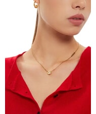 GUESS STYLISH GUESS Colier, formă de monedă cu logo aur galben - Lănțișoare - 4