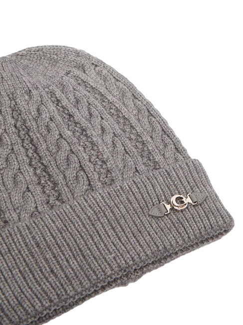 FRANCES KNITTED Căciulă tricotată cu manșetă gri - Căciuli