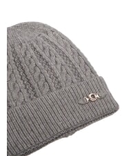 GUESS FRANCES KNITTED Căciulă tricotată cu manșetă gri - Căciuli - 3
