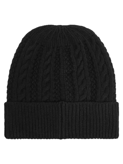 FRANCES KNITTED Căciulă tricotată cu manșetă BLACK - Căciuli