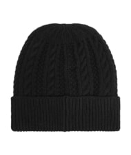 GUESS FRANCES KNITTED Căciulă tricotată cu manșetă BLACK - Căciuli - 2