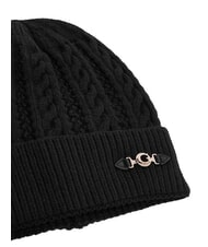 GUESS FRANCES KNITTED Căciulă tricotată cu manșetă BLACK - Căciuli - 3