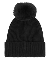 GUESS AMORETTE KNITTED Pălărie cu pompoane BLACK - Căciuli - 2