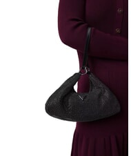 GUESS JEWELS Geantă de umăr, dublă portabilitate BLACK - Genți femei - 6
