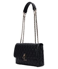 GUESS TAMARA Geantă de umăr matlasată BLACK - Genți femei - 3