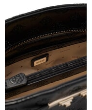 GUESS CARMELLA Geantă de m&acirc;nă, m&acirc;ner dublu logo negru - Genți femei - 3