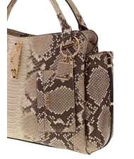 GUESS YVONNE LOGO Geantă de m&acirc;nă, cu curea de umăr lalie beauty natural - Genți femei - 5