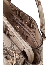 GUESS YVONNE LOGO Geantă de m&acirc;nă, cu curea de umăr lalie beauty natural - Genți femei - 6