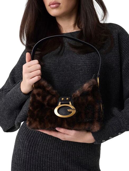 CAMDEN Geantă de umăr leopard - Genți femei