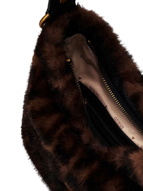 CAMDEN Geantă de umăr leopard - Genți femei