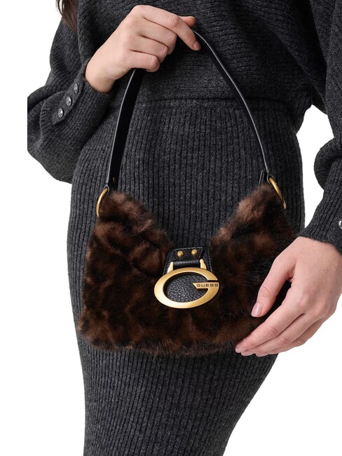 CAMDEN Geantă de umăr leopard - Genți femei