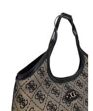 GUESS SAMANTHA Geantă de umăr logo negru - Genți femei - 4
