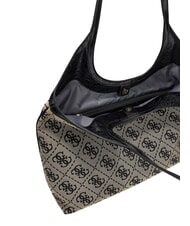 GUESS SAMANTHA Geantă de umăr logo negru - Genți femei - 5