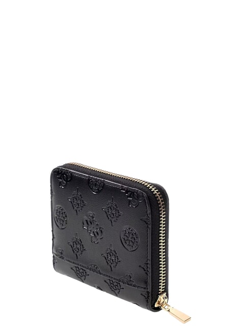 CARMELLA Portofel compact logo negru - Portofele femei