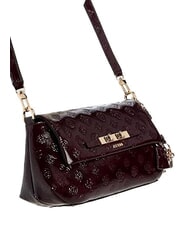 GUESS CARMELLA Geantă de umăr logo-ul burgund - Genți femei - 4