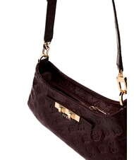 GUESS CARMELLA Geantă de umăr logo-ul burgund - Genți femei - 5