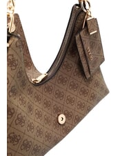 GUESS YVONNE LOGO Geantă de umăr LOGO LAPTE - Genți femei - 5