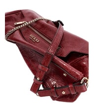 GUESS ANTONIA Geantă de umăr, m&acirc;ner dublu RED - Genți femei - 6